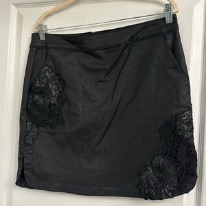 Coded denim black skirt.   Hardly worn